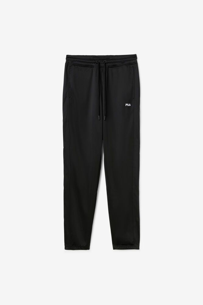 Fila Nigeria Track Black Pants Mens - NZ 57069-DQZC